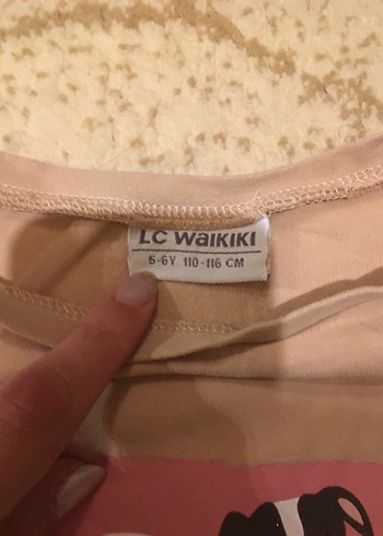 LC Waikiki Kız Çocuk Uzun Kollu Baskılı Triko Tişört