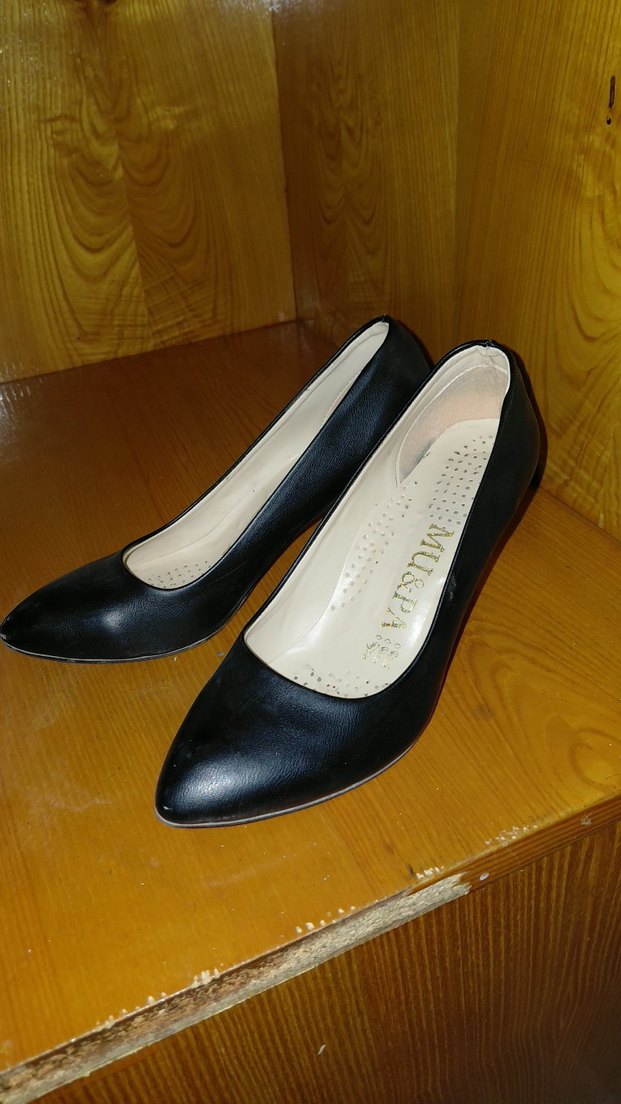 Klasik Siyah Stiletto Topuklu Kadın Ayakkabı - Görsel 2