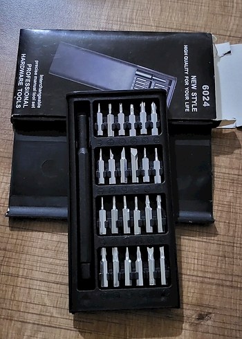 24 parça Çoklu Tornavida Uç Seti - Görsel 2