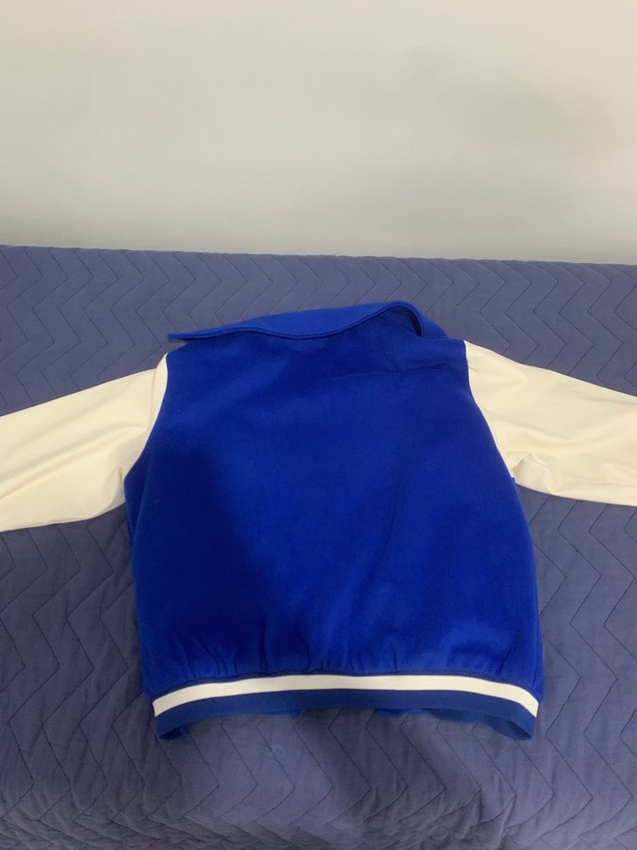 Erkek Mavi Street Wear Bomber Ceket - Görsel 2