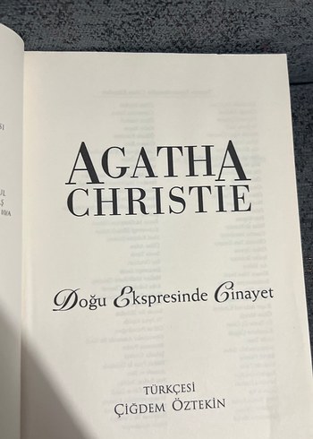 Doğu Ekspresinde Cinayet - Agatha Christie