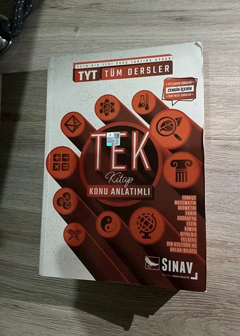 TYT Tek Kitap Tüm Dersler Konu Anlatımlı