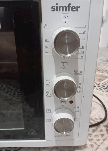 Simfer Beyaz Mikrodalga Fırın 4502 TURBO