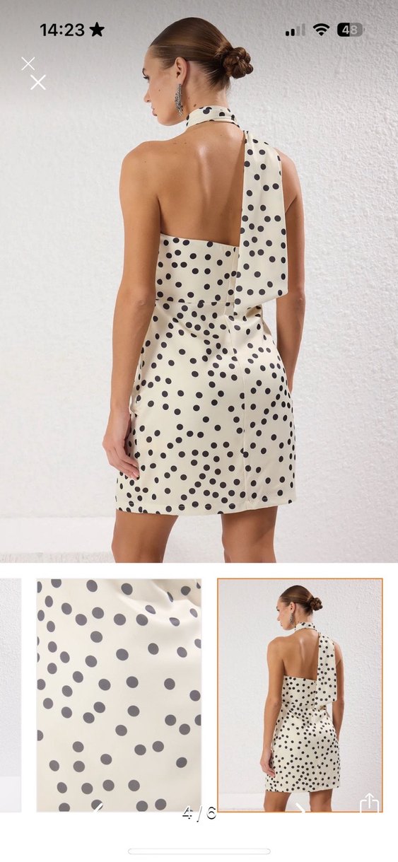 Puantiyeli Elbise - Görsel 4