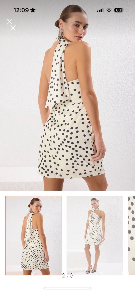 Puantiyeli Elbise - Görsel 2