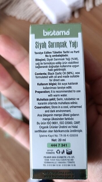  Beden Siyah sarımsak yağı 