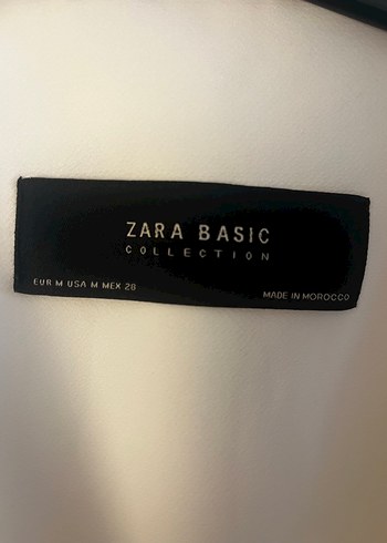 Zara Beyaz Kemerli Uzun Kadın Yelek