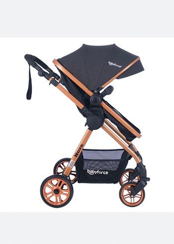 Babyforce Siyah Bebek Arabası - Görsel 7