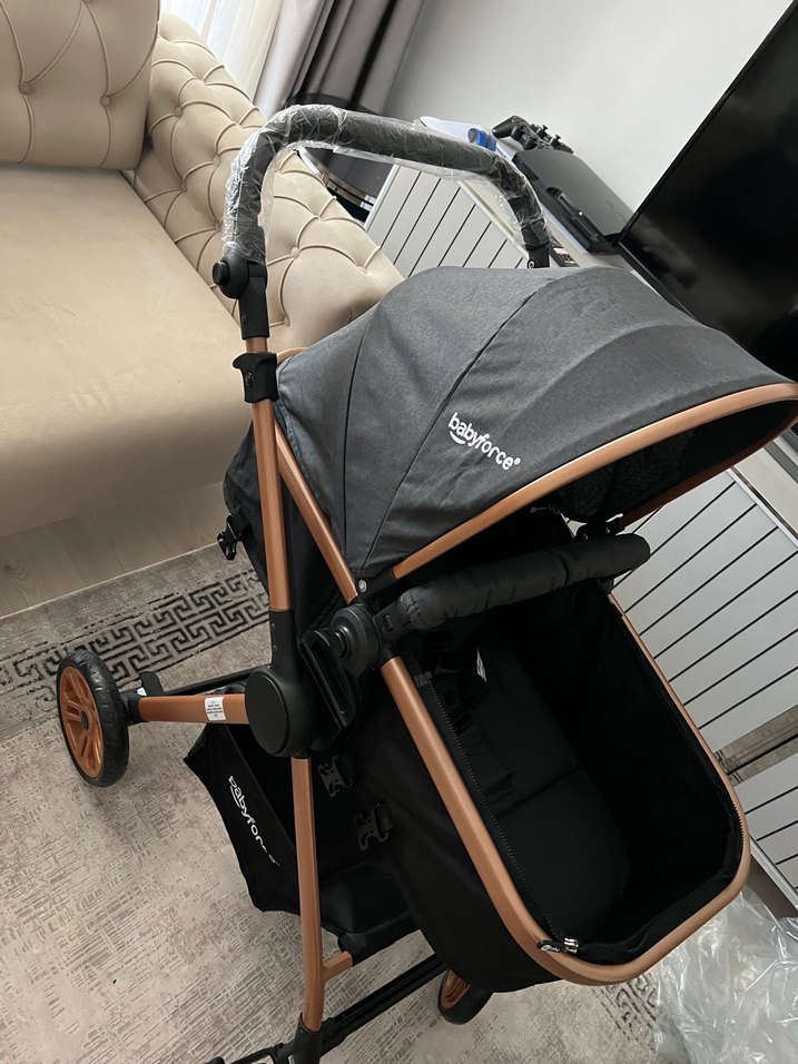 Babyforce Siyah Bebek Arabası - Görsel 4