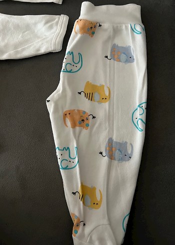 Bebek Erkek Uzun Kollu Baskılı Örme Takım - Görsel 3