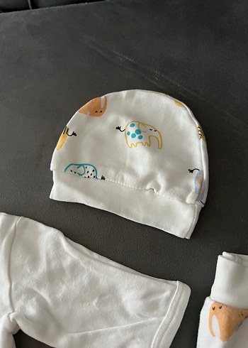 Bebek Erkek Uzun Kollu Baskılı Örme Takım - Görsel 4