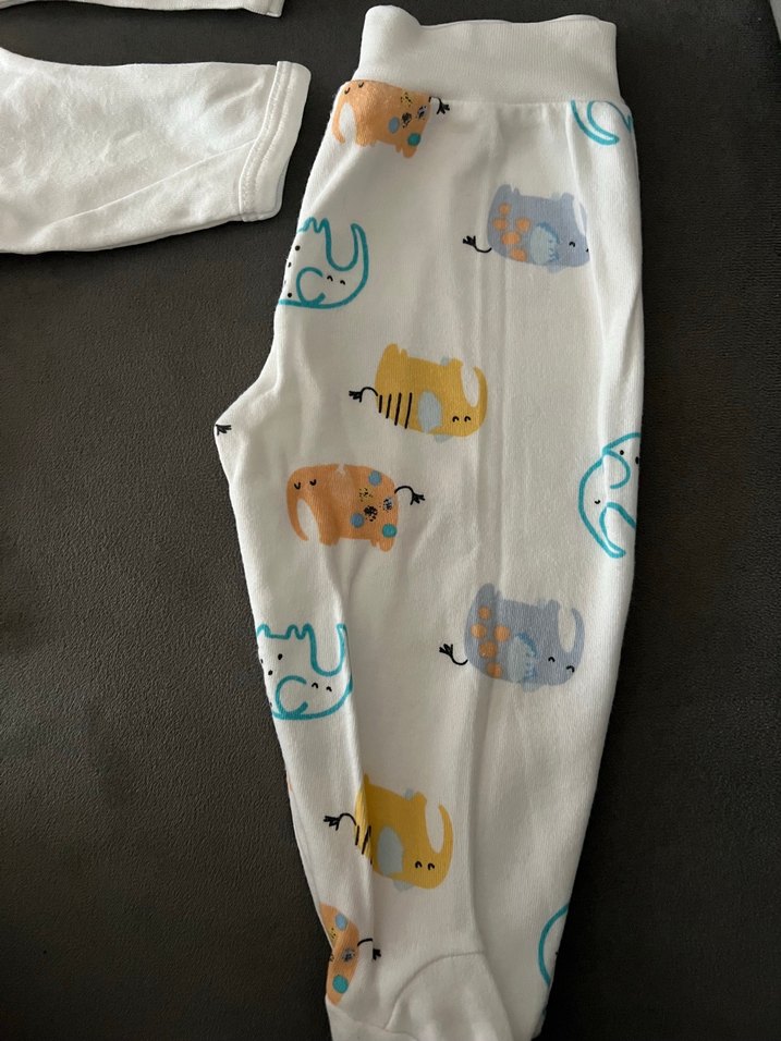 Bebek Erkek Uzun Kollu Baskılı Örme Takım - Görsel 3