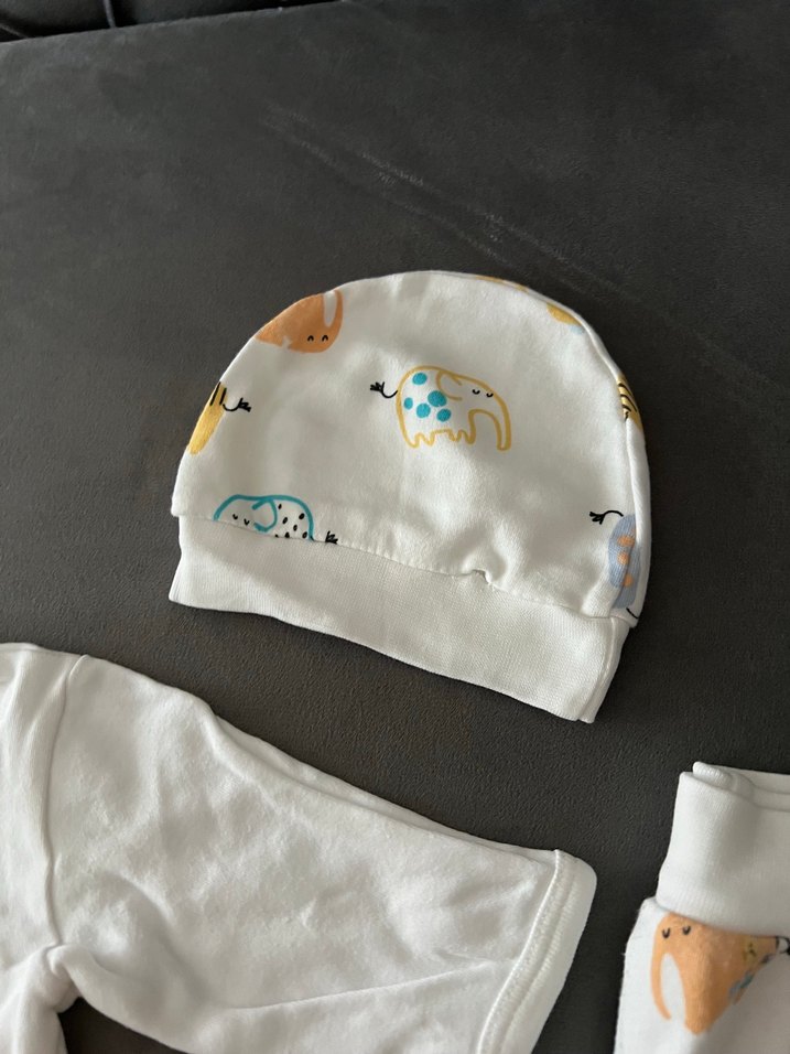 Bebek Erkek Uzun Kollu Baskılı Örme Takım - Görsel 4