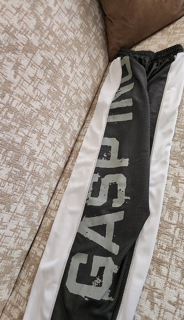 Gri Baskılı Yan Şeritli Erkek Eşofman Altı - Görsel 4