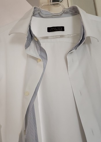 Beyaz Erkek Regular Fit Uzun Kollu Gömlek - Görsel 6