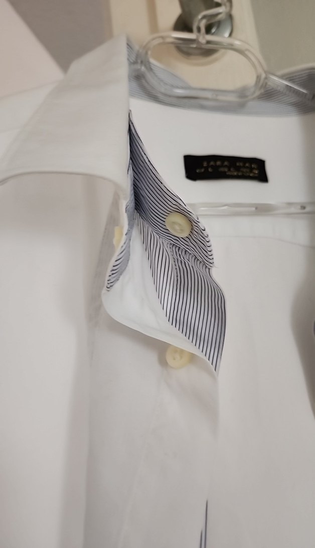 Beyaz Erkek Regular Fit Uzun Kollu Gömlek - Görsel 5