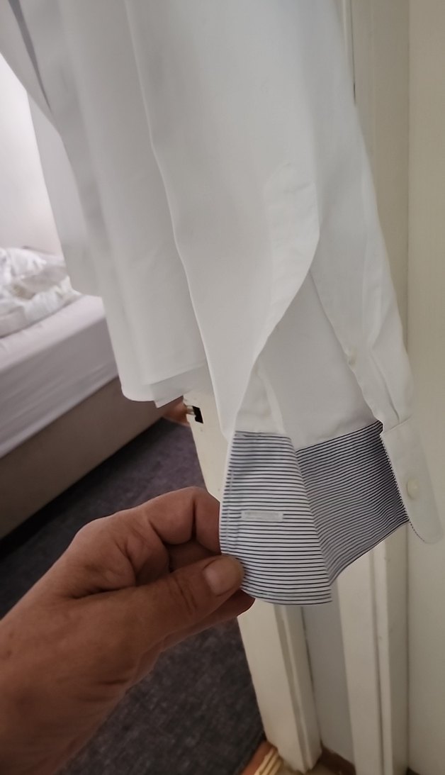 Beyaz Erkek Regular Fit Uzun Kollu Gömlek - Görsel 3