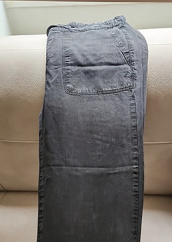 siyah bagcikli Kadın Denim Pantolon