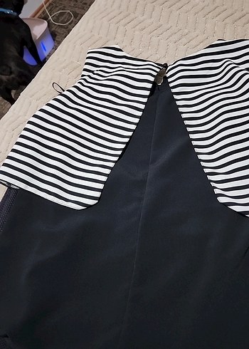 Siyah Drapeli kisa Etek - Görsel 5