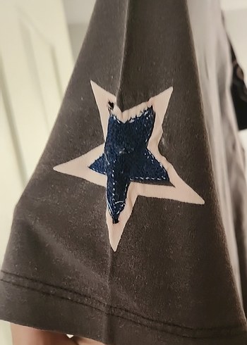 Kahverengi kisa Kollu Baskılı Erkek Tişört - Görsel 6