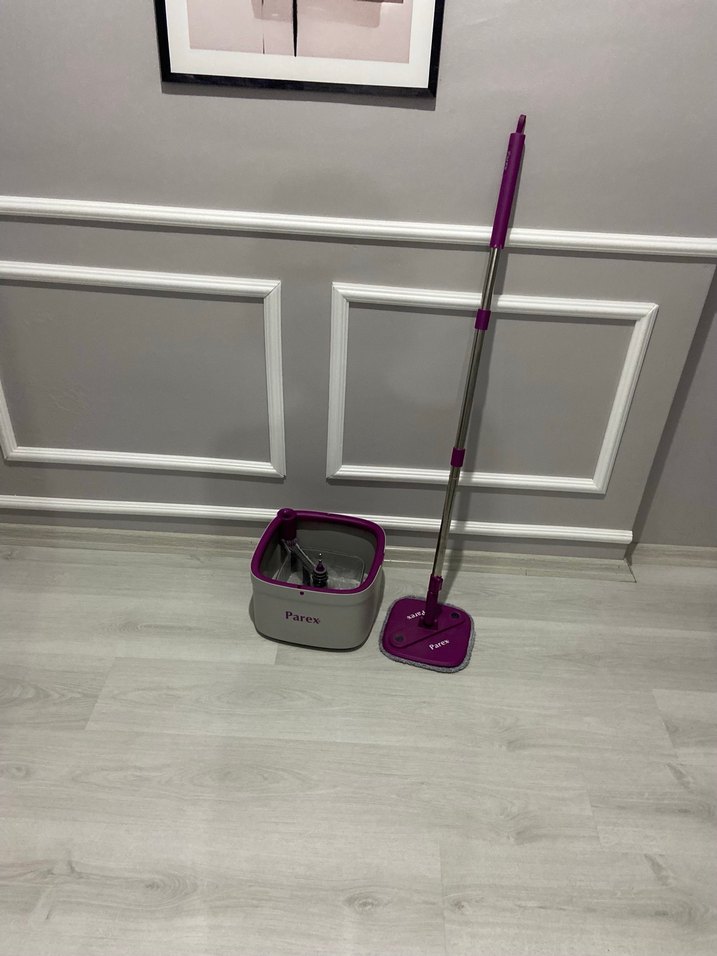 Mor ve gri paspas seti - Görsel 5