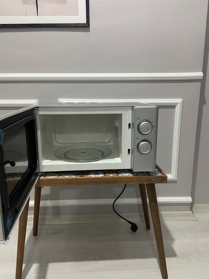 Luxell Gri Beyaz Mikrodalga Fırın - Görsel 2