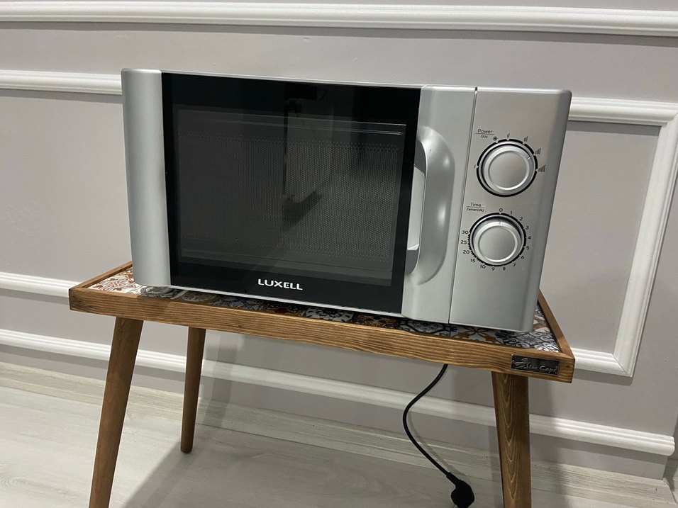 Luxell Gri Beyaz Mikrodalga Fırın - Görsel 3