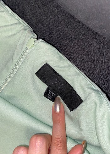 m Beden beyaz Renk Mint yeşil Straplez Mini elbise