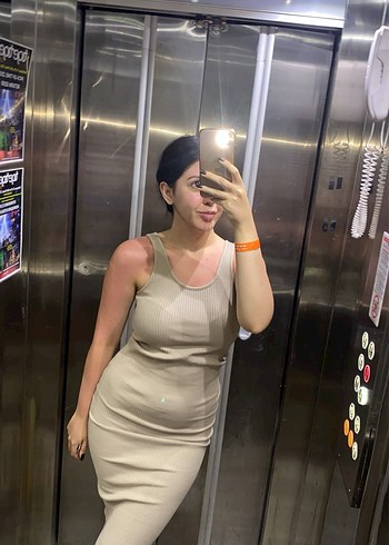 Bej Straplez Midi Kadın Elbise