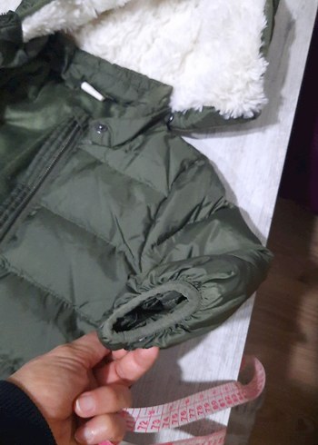 Yeşil Kürklü Erkek Çocuk Mont - Görsel 4