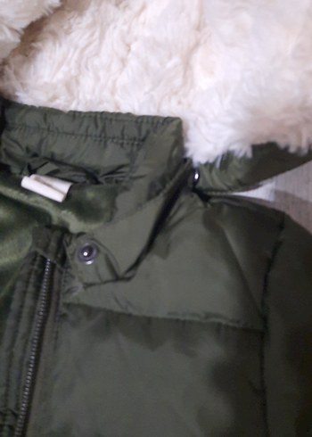 Yeşil Kürklü Erkek Çocuk Mont - Görsel 2