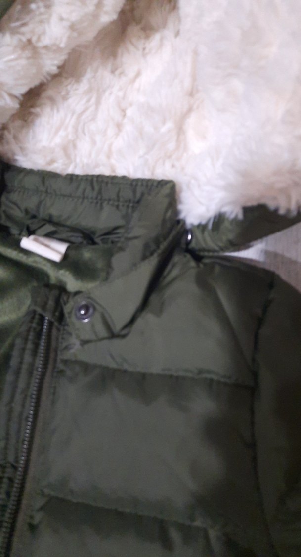 Yeşil Kürklü Erkek Çocuk Mont - Görsel 2