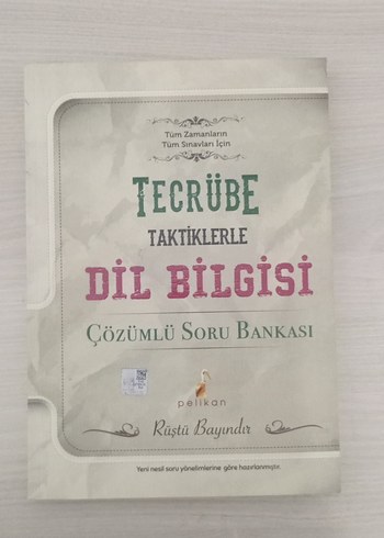 Tecrübe Taktiklerle Dil Bilgisi Soru Bankası