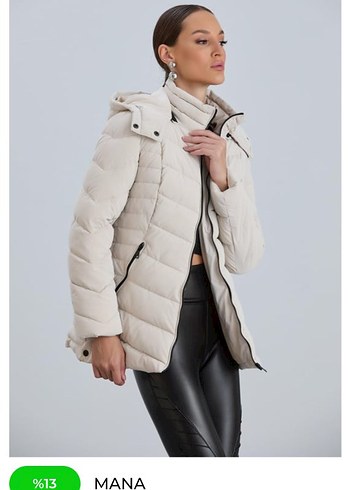 kadın mont - Görsel 5