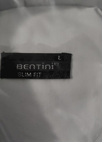 l Beden Düğmeli Beyaz Erkek uzun Kollu Gömlek