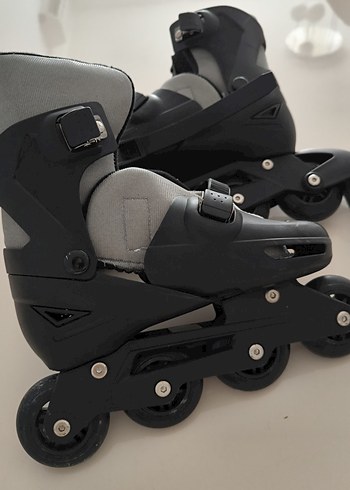 38 Beden siyah Renk unisex Siyah Bantlı Inline Paten