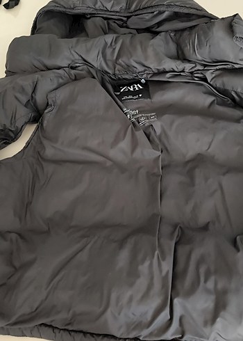 Kadın siyah Kapüşonlu Şişme Yelek - Görsel 7