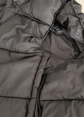 Kadın siyah Kapüşonlu Şişme Yelek - Görsel 6