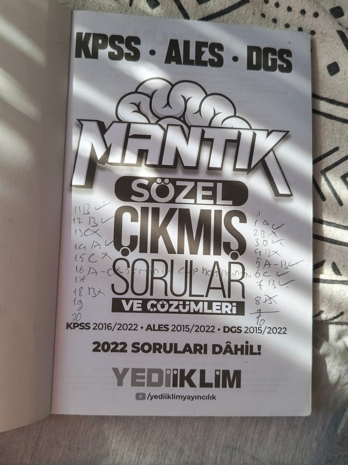 2023 KPSS ALES DGS Mantık Sözel Çıkmış Sorular - Görsel 3