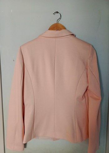 Diğer Düğmeli Pembe Kadın Blazer Ceket