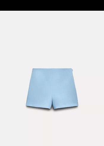Zara Kadın Mavi Mini Şort