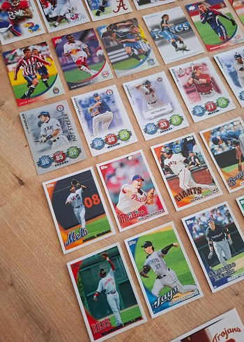 Beden Spor Kartları Koleksiyonu (51 kart, Panini, Topps)