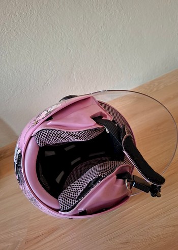 Zeus pembe motorcu kask - Görsel 3