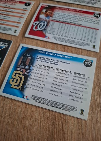 MLB 2010 Koleksiyon Kartları (18 adet) - Görsel 8