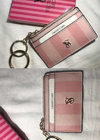 Pembe Deri Fermuarlı Kadın Cüzdan