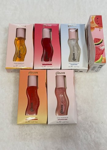 Renkli Gisou Lip Gloss Seti