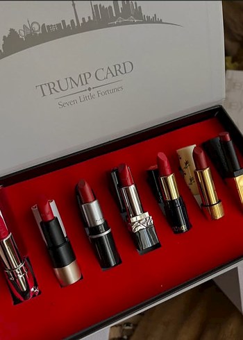 Koyu Kırmızı Ruj Seti - Trump Card