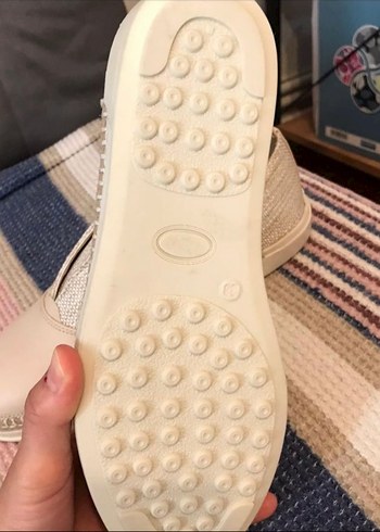 Derimod Bej Kadın Dolgu Topuk Espadril