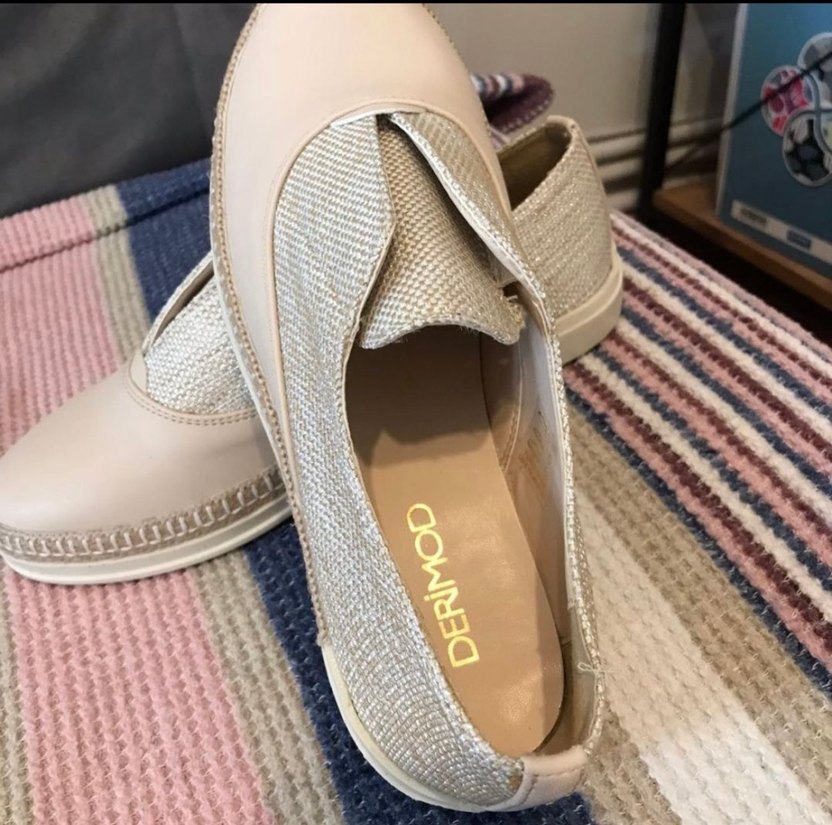 Bej Kadın Dolgu Topuk Espadril - Görsel 2