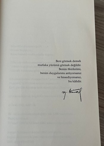  Beden Renk M. Kemal İmzalı Anı Kitabı